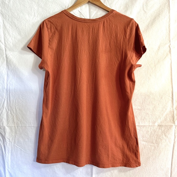 Patagonia Fitz Roy Graphic Short Sleeve V Neck Tee Shirt - L - Picture 6 of 16